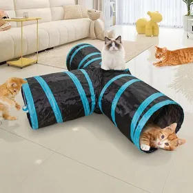 Meilleurs prix pour Tunnel pour chat - 3 passages - Tunnel de jeu pour animaux - Niche pour chat - Tunnel de jeu pour chat - Tunnel pour lapin