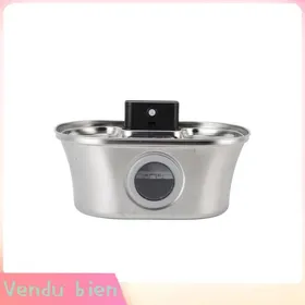 Comparer les prix de Garosa Fontaine deau pour chat Fontaine deau sans fil pour chat en acier inoxydable animalerie transport Prise américaine