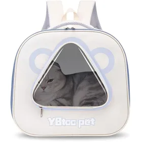 Meilleurs prix pour Sac à dos pour chat et animal de compagnie - Sac de transport pliable pour chat et chien - Sac à dos de transport respirantbleu