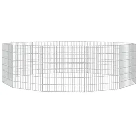 Meilleurs prix pour Enclos danimaux en liberté 12 panneaux - vidaXL - fer galvanisé - argenté - 54 x 60 cm - bonne ventilation - maille respirante nzo4