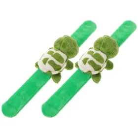 Comparer les prix de Lot de 2 bracelets en peluche pour tortues avec anneau de serrage et anneau de poignet