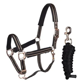 Comparer les prix de Ensemble licol et longe pour cheval Horka Deluxe - Extra Full