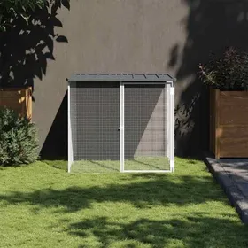 Comparer les prix de SALE 2025Poulailler avec toit - anthracite 103x98x90 cm - Acier galvanisé chill287297
