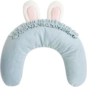 Comparer les prix de Coussin de cou pour animaux de compagnie pour chats coussin apaisant pour petits chiens coussin de cou en forme de U bleu