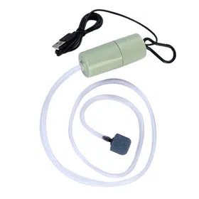Comparer les prix de pompe doxygène daquarium USB Posser de poisson pompe à air ménage silencieux mini pompe à oxygène USB jardin pompe Vert