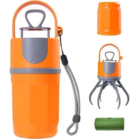 Meilleurs prix pour Ramasse Crotte pour Chien Portable Pelle a Crotte pour Chien avec Sac et Distributeur Sac a Crottes Nettoyez Facilement