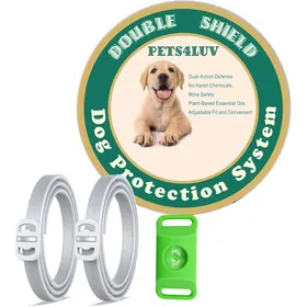 Meilleurs prix pour Collier Antiparasitaire Chien 2 En 1 – Anti-Puces Et Tiques Avec Clip Répulsif Moustiques Réglable Imperméable Protection Longu