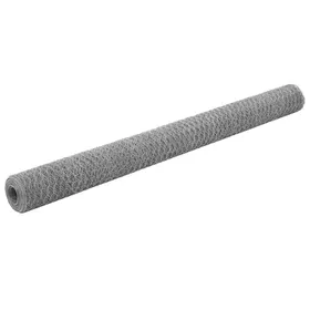 Comparer les prix de Grillage pour volière - vidaXL - Acier galvanisé - 25x15 m - Argenté