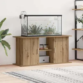 Meilleurs prix pour Support daquarium en bois - vidaXL - 121x41x58 cm - Chêne artisanal - Bois dingénierie - 3 niveaux de rangement