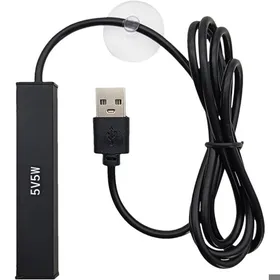 Comparer les prix de Chauffage daquarium réglable 50W – Contrôle précis température – Pour eau douce/salée – Noir