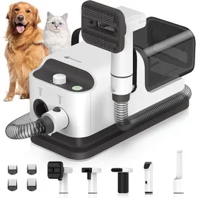 Comparer les prix de Tondeuse pour Chien AMICURA P1 Machine Intelligente de Soins pour Animaux de Compagnie avec Aspirateur, 600W 15KPA