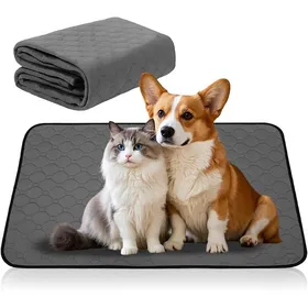 Meilleurs prix pour Tapis durine lavable pour chiot - Lavable - Absorbant rapidement - Pour chien animal de compagnie - Voyage (60 × 50 cm)