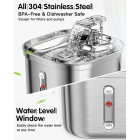 Comparer les prix de Fontaine eau - RNEMITERY - 22L - Inox - Silencieuse - Réglable