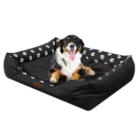 Comparer les prix de Grand Lit Canapé pour Chien XL 92x73 cm Couchage de Haute Qualité
