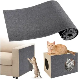 Meilleurs prix pour Tapis griffoir adhésif 200x40 cm pour protection canapé mur et meubles