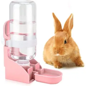 Meilleurs prix pour Bouteille deau pour lapin - MICH - Sans goutte - Distributeur automatique - Suspendu - 500 ml - Étanche à la poussière