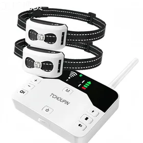 Comparer les prix de clôture électronique - TCHOUPIN - 2PCS 3 modes Distance de contrôle 10-230 mètres Collier dressag dressage canin arrête daboyer