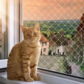 Comparer les prix de Filet pour chat balcon sans perçage - SIGHTMARK - Transparent - 7x3 m - Résistant aux déchirures - Durable