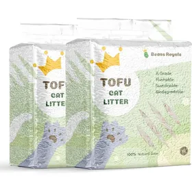 Meilleurs prix pour Litière pour chat au tofu jetable - JOZSI - Lot de 2 litières pour chat au tofu jetables sans poussière contrôle des odeurs
