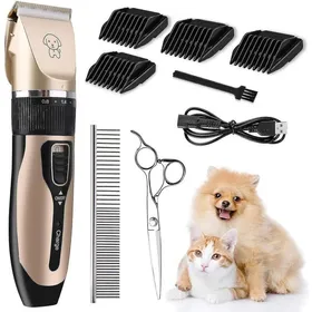 Meilleurs prix pour Tondeuse silencieuse à poils longs et épais pour chien tondeuse à cheveux pour animaux de compagnie sans fil rechargeable