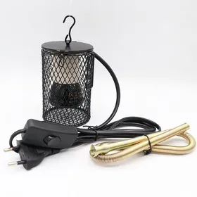 Comparer les prix de Lampe chauffante poussin 100W cramique pour terrarium avec interrupteur prise EU 220-230V Label