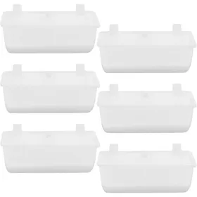 Comparer les prix de 6pcs Gamelle Suspendue pour Animaux de Compagnie en Plastique Épais Support Accroché pour Cage Bol dalimentation et deau pour