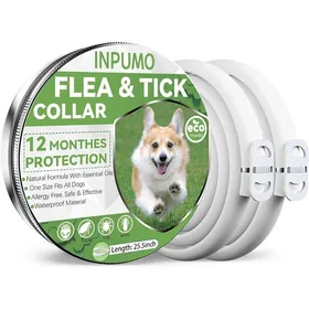 Comparer les prix de Collier Anti Puces Pour Chien Réglable Collier Antiparasitaire Chien 12 Mois Naturel Imperméable Élimine Puces Tiques Poux