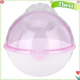 Meilleurs prix pour Tbest Salle de bain pour hamster Cage en acrylique pour petits animaux de compagnie salle de bain animalerie distributeur Rose