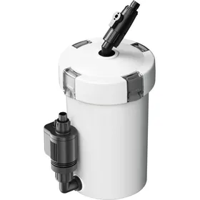 Comparer les prix de Filtre extérieur pour aquarium - DEKOPRO - Débit 400 l/h - 3 étapes de filtration - Installation simplifiée