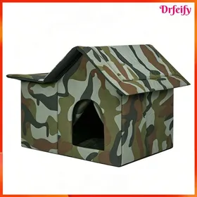 Comparer les prix de Maison pour chat dextérieur - AKOZON - Isolée - Imperméable - Coussin amovible - Montage sans outil