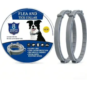 Comparer les prix de Collier Anti Puces pour Chien 62cm-Anti Tique Chat ChienProtection 8 MoisNaturelle Imperméable pour PetitsMoyens et Grands Chiens