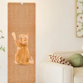 Comparer les prix de Tapis descalade mural épais pour chat - 180 x 40 cm - Extra large - Grand tapis à gratter pour mur escalade - Pour meuble GRIFFOIR