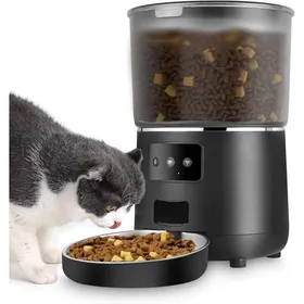 Meilleurs prix pour Distributeur croquettes 4L automatique 4 repas gamelle inox Label