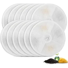 Meilleurs prix pour Filtre fontaine eau - PZCC - Lot de 10 - 185 L - Charbon actif - Résine échangeuse dions