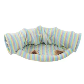 Meilleurs prix pour Tunnel semi-circulaire pliable pour chat - lit pour chat résistant aux rayures adapté aux chats chiens lapins