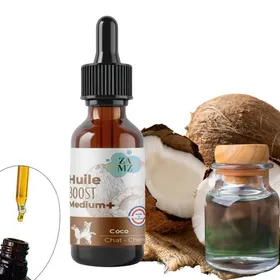 Comparer les prix de Huile BOOST Medium+ - Huile MCT - Pour mobilité et vitalité du chien/chat malade ou âgé - Soin naturel fabriqué en France - 10 ml