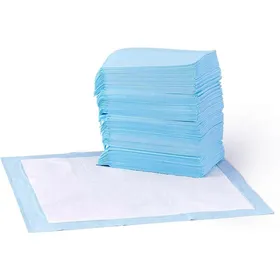 Meilleurs prix pour Lot de 150 Tapis Éducateurs 56 x 56 cm 5 Couches Séchage Rapide pour Apprentissage de Propreté Chiens et Chiots Bleu