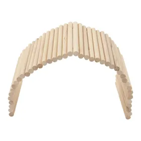 Comparer les prix de Pont de cachette pour animaux - EINNENFFER - Tunnel en bois pliable - Sûr et non toxique - Pour petits rongeurs