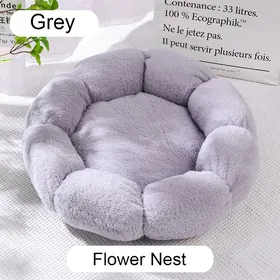 Comparer les prix de Lit rond pour animaux de compagnie40-60cmpour grand chienlit Super doux pour chatLong panier en peluche40cmStyle 2 Grey