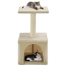 Comparer les prix de SALE 2026 Meuble pour chats Beige - Arbre à chat avec griffoirs en sisal 55cm Beige PRO857282655