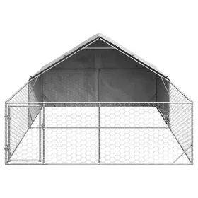 Meilleurs prix pour Niche dextérieur - VENTE-FLASH - pour chien enclos 5x3x19 m acier galvanisé - Pour rongeurs @46229355