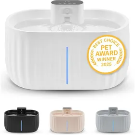 Comparer les prix de Pretty Paw Fontaine À Eau Sans Fil Pour Chats Avec Détecteur De Mouvement - Batterie De Longue Durée Capacité De 3L Filtre[YF51]