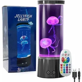 Comparer les prix de Lampe méduse aquarium LED - 16 couleurs + télécommande - Veilleuse relaxante - Anti-UV - Pour aquariums - Propriétaires et amateurs