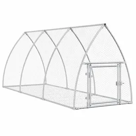 Comparer les prix de Clapier argenté acier galvanisé - vidaXL - acier - argenté - 105 x 300 x 120 cm 446uhe14f