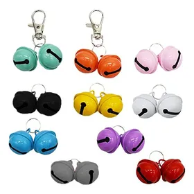 Meilleurs prix pour 20 clochettes de collier pour animaux de compagnie anneau de couleur pour pendentif dapprentissage de la propreté