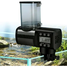 Comparer les prix de Distributeur automatique de nourriture pour poissons 160 x 70 x 102 mm minuterie grande capacité pour bassin à poissons et