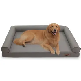 Meilleurs prix pour Canapé pour Chien - UNHO - XL - 117x90x18cm - Coussin Déhoussable - Similicuir Durable