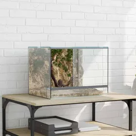 Comparer les prix de Transparent Terrarium Durable - Résistant aux rayures - avec stockage Transparent 40 x 30 x 30 cm Verre A2747