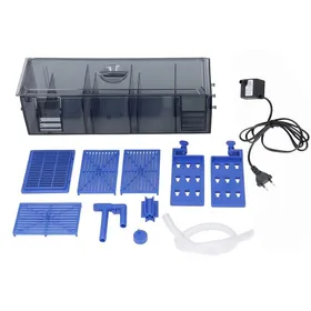 Comparer les prix de Filtre cascade double – Nosheir – Filtration progressive murale – Silencieux – pour aquarium maison