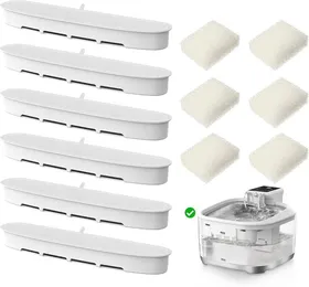 Meilleurs prix pour 6pcs Filtres de Rechange pour Fontaine à Eau Chat FT999,Filtres de Rechange pour Fontaine à Eau Ultra Silencieuse pour Animaux